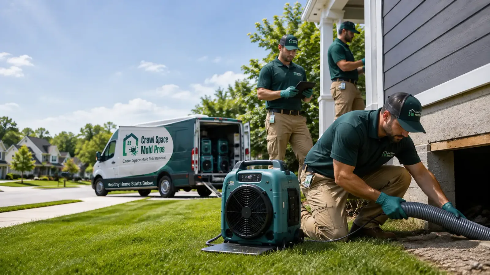 Crawl Space Mold Removal in Lansing, MN